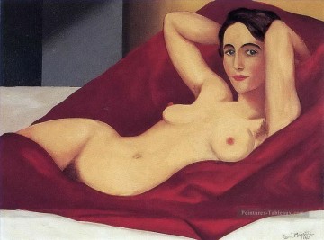  reclining painting - reclining nude 1925 Rene Magritte